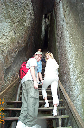 Needle's Eye, Chimney Rock, Asheville, NC, August 25, 2002