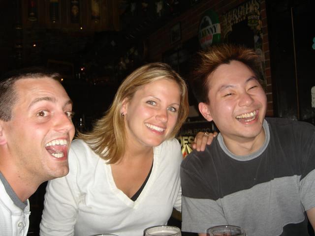Adam, Melissa & Colbert in Irish Pub, Cologne, May 15, 2007