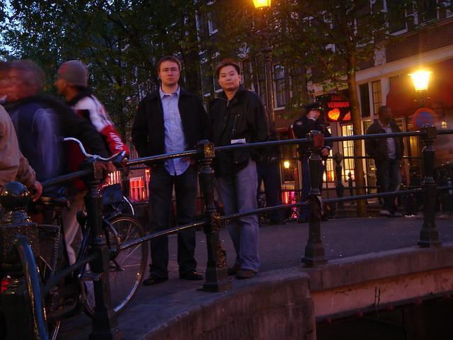 Anders and Colbert in Red Lights District in Amsterdam, May 19, 2007