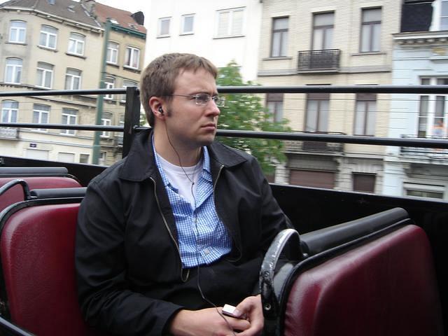 Anders on Bus Tour in Brussels, May 20, 2007