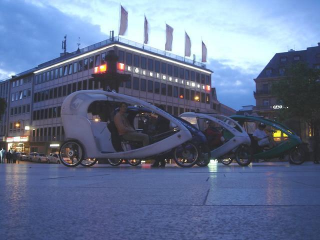 Bicycle Taxi Near Dom in Cologne, May 20, 2007