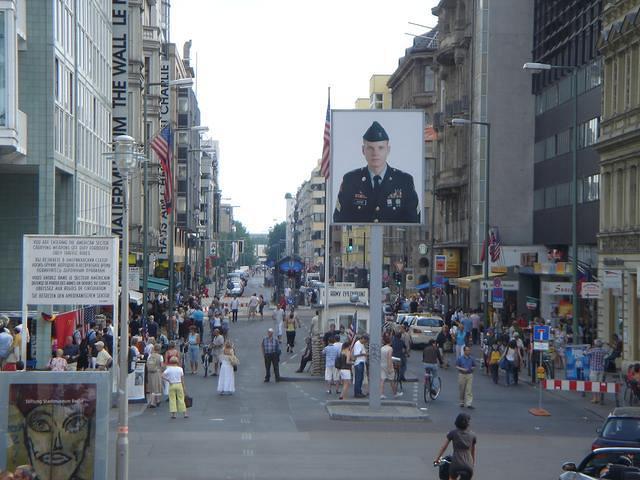 Checkpoint Charlie in Berlin, June 9, 2007