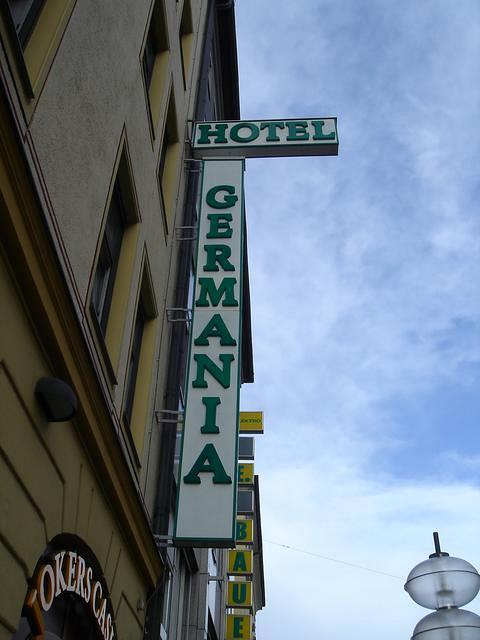 Hotel Germania in Munich, May 26, 2007