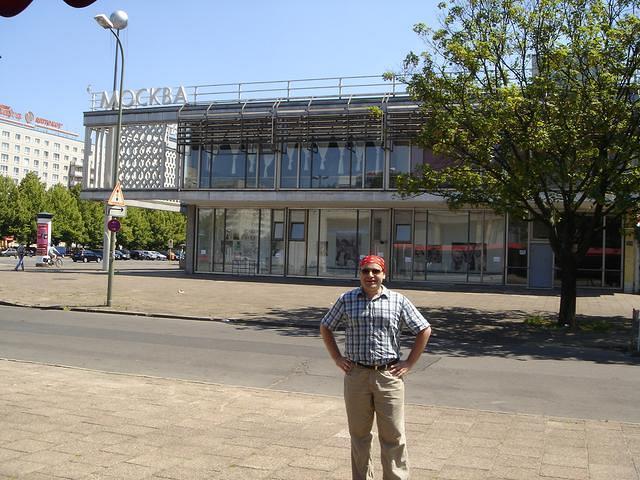 In Front of Moscow Place in Berlin, June 10, 2007