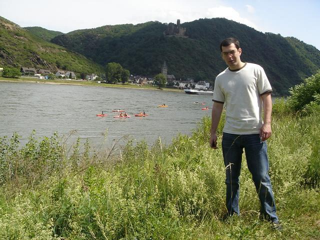 Lenny near Scenic Road from Koblenz to Mainz, May 26, 2007