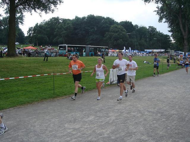 Melissa and Adam at University Run in Cologne, June 13, 2007