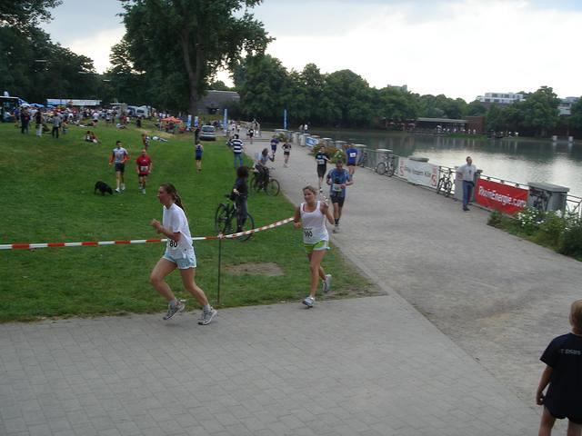 Melissa at University Run in Cologne, June 13, 2007