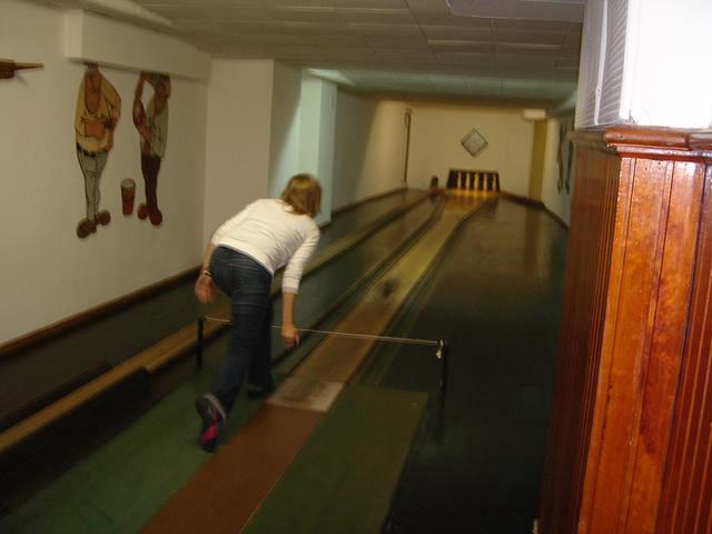 Melissa in Bowling Bar in Cologne, May 29, 2007
