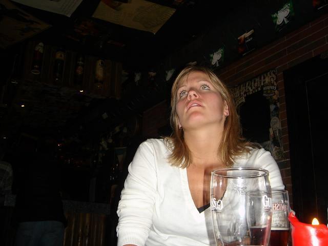Melissa in Irish Pub, Cologne, May 15, 2007