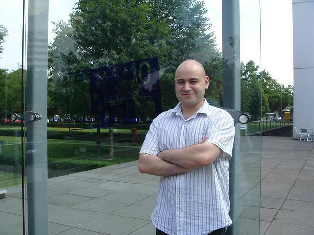 Near Bundesbank in Frankfurt, June 6, 2007