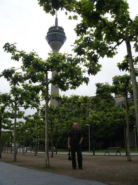 Near TV Tower in Dusseldorf, May 28, 2007