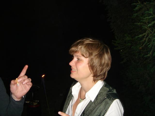 Olya at Farewell Barbeque at University zu Koln, June 14, 2007