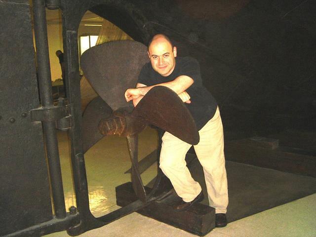 Ship Screw in Deutches Museum in Munich, May 27, 2007
