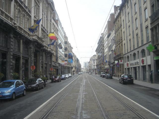 Street in Brussels, May 20, 2007
