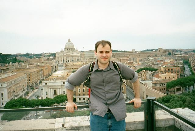 View on Basilica Di San Pietro, Castel Sant' Angelo, Citta Del Vaticano, Roma, Jun 7-18, 2001