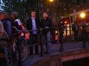 Anders and Colbert in Red Lights District in Amsterdam, May 19, 2007