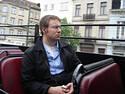 Anders on Bus Tour in Brussels, May 20, 2007