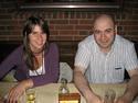 Marite & Greg at Mensa Restaurant, Cologne, May 13, 2007