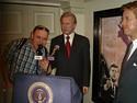 Bush in Madam Tussaud Museum in Amsterdam, May 19, 2007