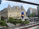 Dancing Sculpture on Bd Royal in Luxembourg, June 7, 2007