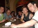 Drinking Beer in Hofbrauhaus Restaurant in Munich, May 26, 2007