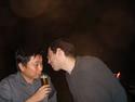 Ernest and Lenny at Farewell Barbeque at University zu Koln, June 13, 2007