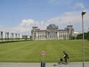 In Front of Reichstagsgebaude in Berlin, June 9, 2007