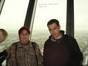 Lenny and Bella on the Top of TV Tower in Dusseldorf, May 28, 2007
