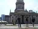 Lenny near Fransozischer Dom at Gendarmenmarkt in Berlin, June 9, 2007