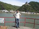 Lenny near Rhein by the Scenic Road from Koblenz to Mainz, May 26, 2007
