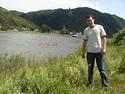 Lenny near Scenic Road from Koblenz to Mainz, May 26, 2007