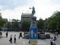 Monument to Grand Duke William II on Place Guillaume II in Luxembourg, June 7, 2007